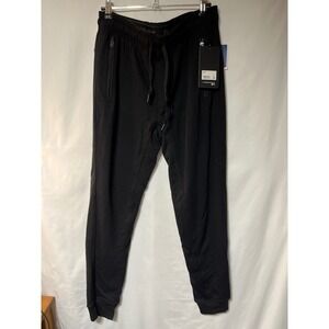 90 Degree By Reflex Mens Performance Jogger Pants Black Small Zip Pocket
